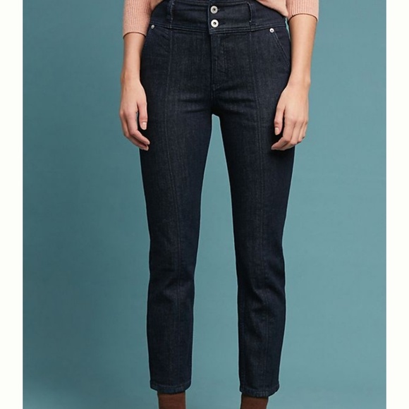 Anthropologie High-Rise Slim Straight Jeans - Picture 5 of 7